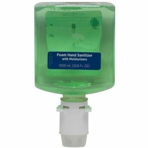 enMotion Hand Sanitizer Foam Refill - Fragrance-free Scent - 1.06 quart - Bottle Dispenser - Kill Germs, Bacteria Remover - Hand, Skin, Food Service - Moisturizing - Green - Quick Drying - 2 / Carton