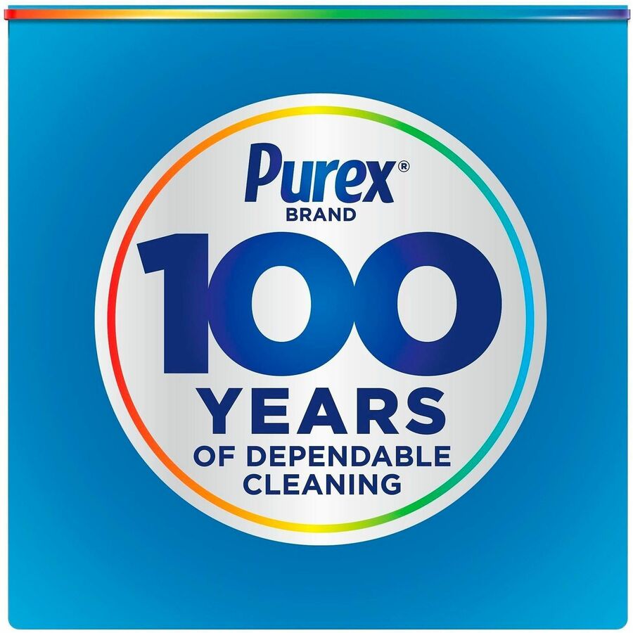 Purex Free & Clear Laundry Detergent - For Fabric, Laundry - Concentrate - Liquid - 150 fl oz (4.7 quart) - 115 Loads - Recommended For: Dirt Remover, Stain Remover - Dye-free, Hypoallergenic, Non-irritating, Odorless - Clear - 1 Each