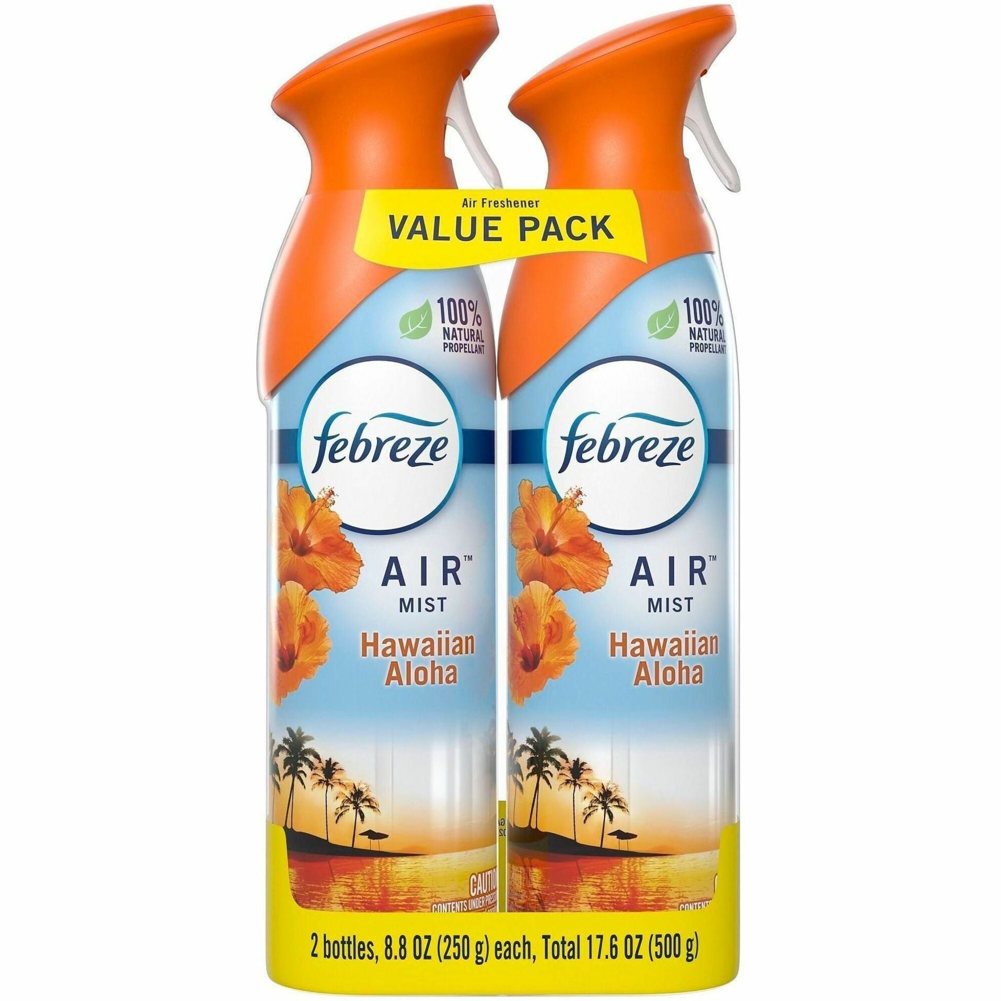 Febreze Air Effects Air Freshener - Spray - 8.8 fl oz (0.3 quart) - Hawaiian Aloha - Odor Neutralizer - 2 / Pack