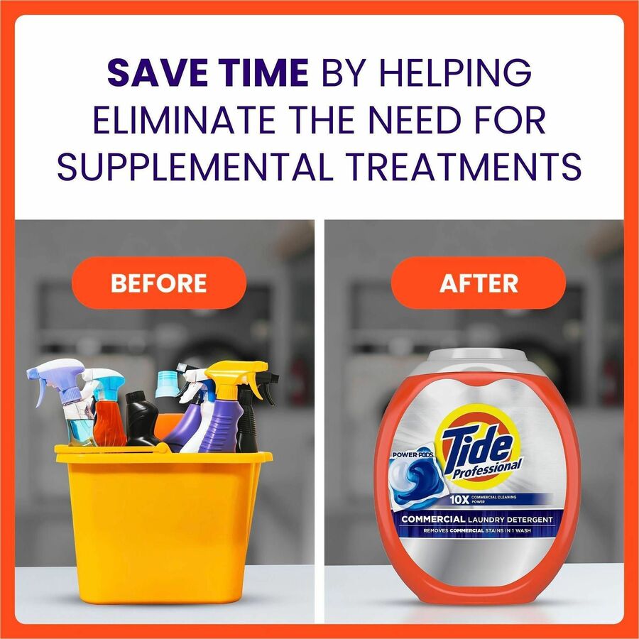 Tide Power-Pods Laundry Detergent - For Laundry - Concentrate - Pod - Original Scent - Recommended For: Stain Remover, Dirt Remover - PVC Free, Phthalate-free, Triclosan-free, APE-free, Benzene-free, BPA-free, PCBs-free, Alkylphenols-free, PAHs-free - ...
