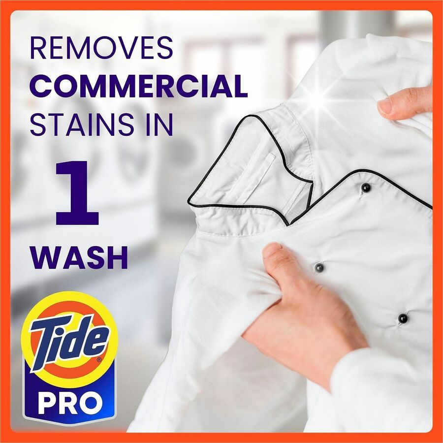 Tide Liquid Laundry Detergent - For Multipurpose - Ready-To-Use - Liquid - 170 fl oz (5.3 quart) - 129 Loads - Recommended For: Stain Remover - Orange - 4 / Carton