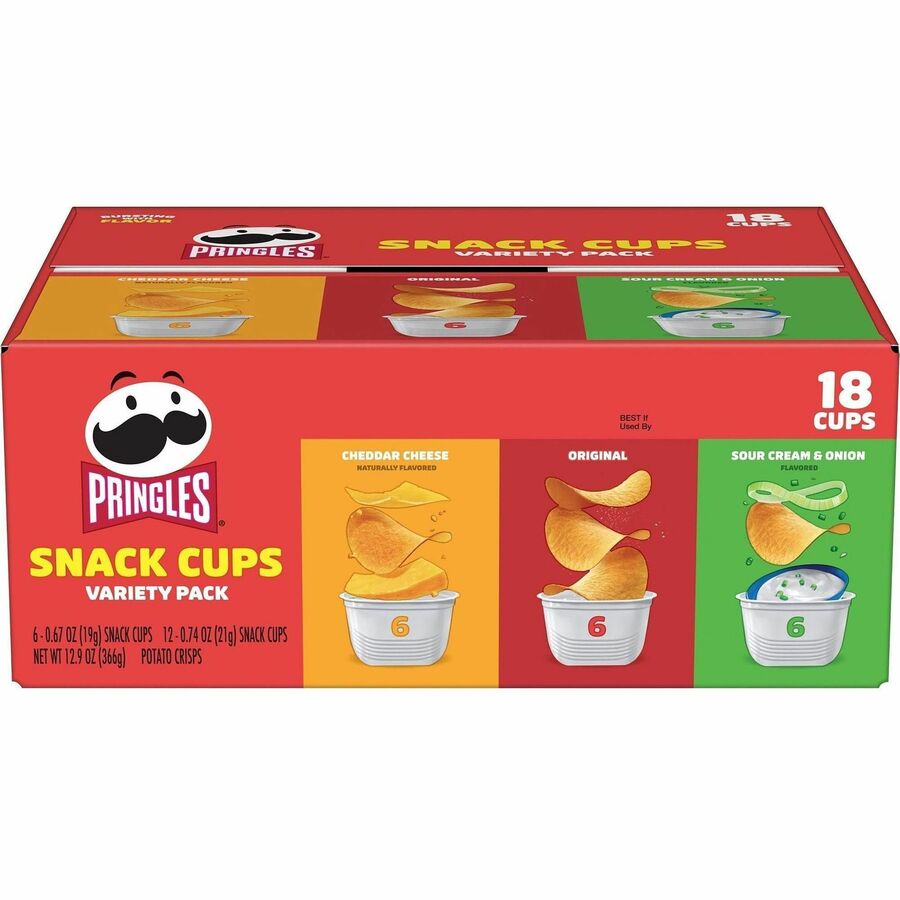 Pringles Potato Crisps Variety Box - 1 Carton