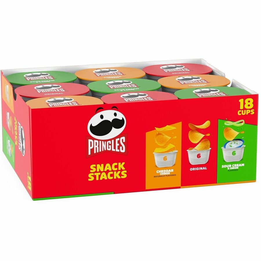 Pringles Potato Crisps Variety Box - 1 Carton