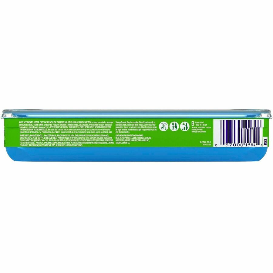 Swiffer Sweeper Wet Mop Cloths - Lavender Scent - 8" Width x 10" Length - Textured - White - 1 Box