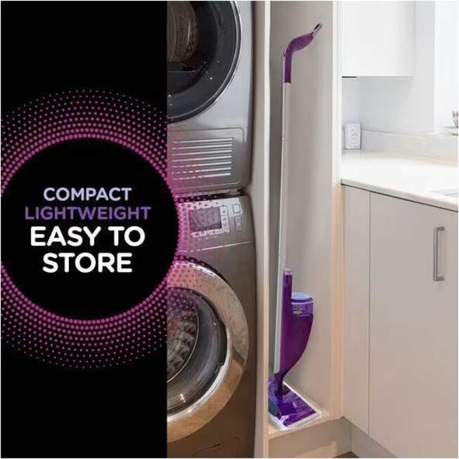 Swiffer WetJet Allin1 Mop System - Absorbent - Purple - 1 Carton