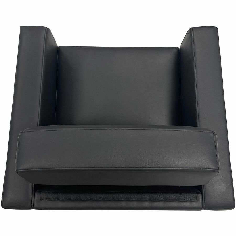 Lorell Clarke Sofa with Antimicrobial Upholstery and Power - 77.3" x 29.8" x 31" Overall Dimension - 1 Each