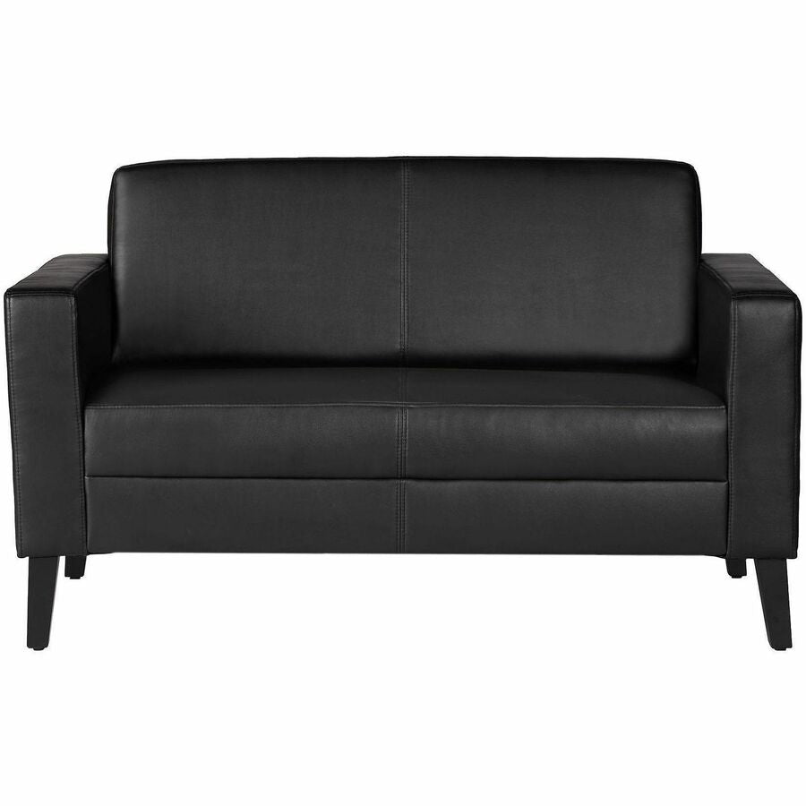 Lorell Soft-Seating Loveseat with Power Charging - 53.2" x 29.8" x 31" Overall Dimension - 1 Each