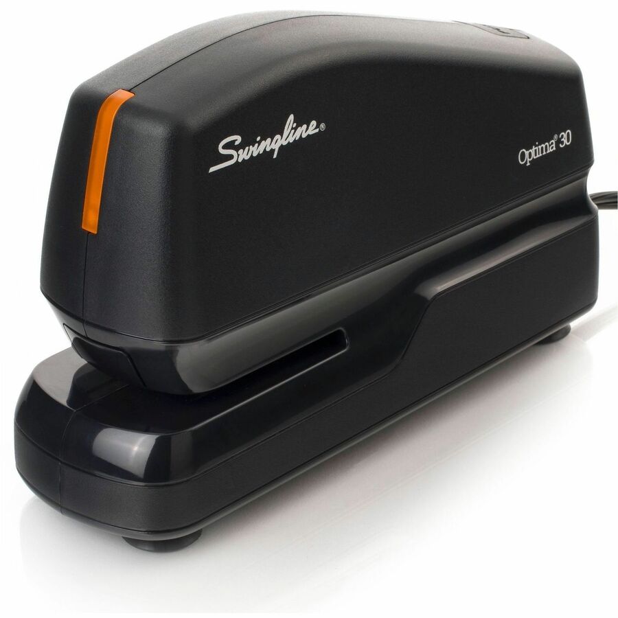 Swingline Optima 30 Electric Stapler - Staples Upto 30 Sheet - Full Strip - Staple Size:  - 23/0.24" - Black - Plastic - 1 Each