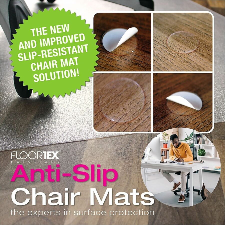 Floortex Cleartex Unomat Chair Mat - Hard Floor, Commercial, Low Pile, Chair, Carpet - Clear - 1 Each