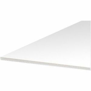 Geographics Royal Brites Foam Poster Board - School Project, Presentation, Crafting, Sign - 20" Width x 30" Depth x 180 mil Thickness - White - Foam - 10 / Carton