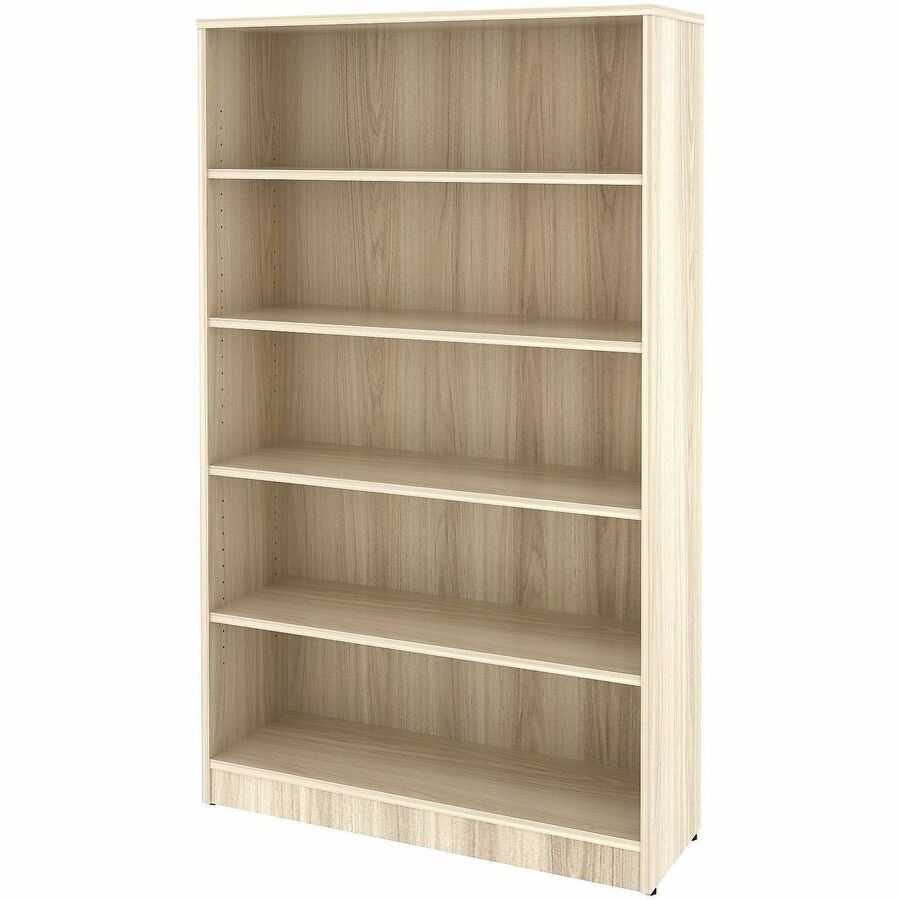 Lorell Bookcase - 5 x Shelf(ves) - Modern Elm - Assembly Required
