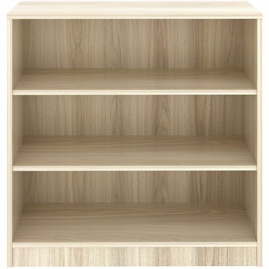 Lorell Bookcase - 3 x Shelf(ves) - Modern Elm - Assembly Required