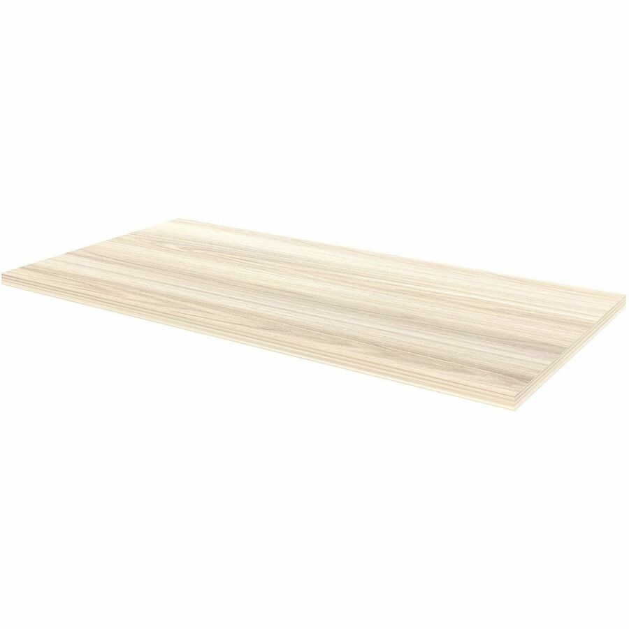 Lorell Multipurpose Tabletops - Laminated Rectangle Top - 24" Table Top Width x 48" Table Top Depth x 1" Table Top Thickness - 1" Height - Training, Multipurpose - Assembly Required - Modern Elm - Particleboard Top Material - 1 Each