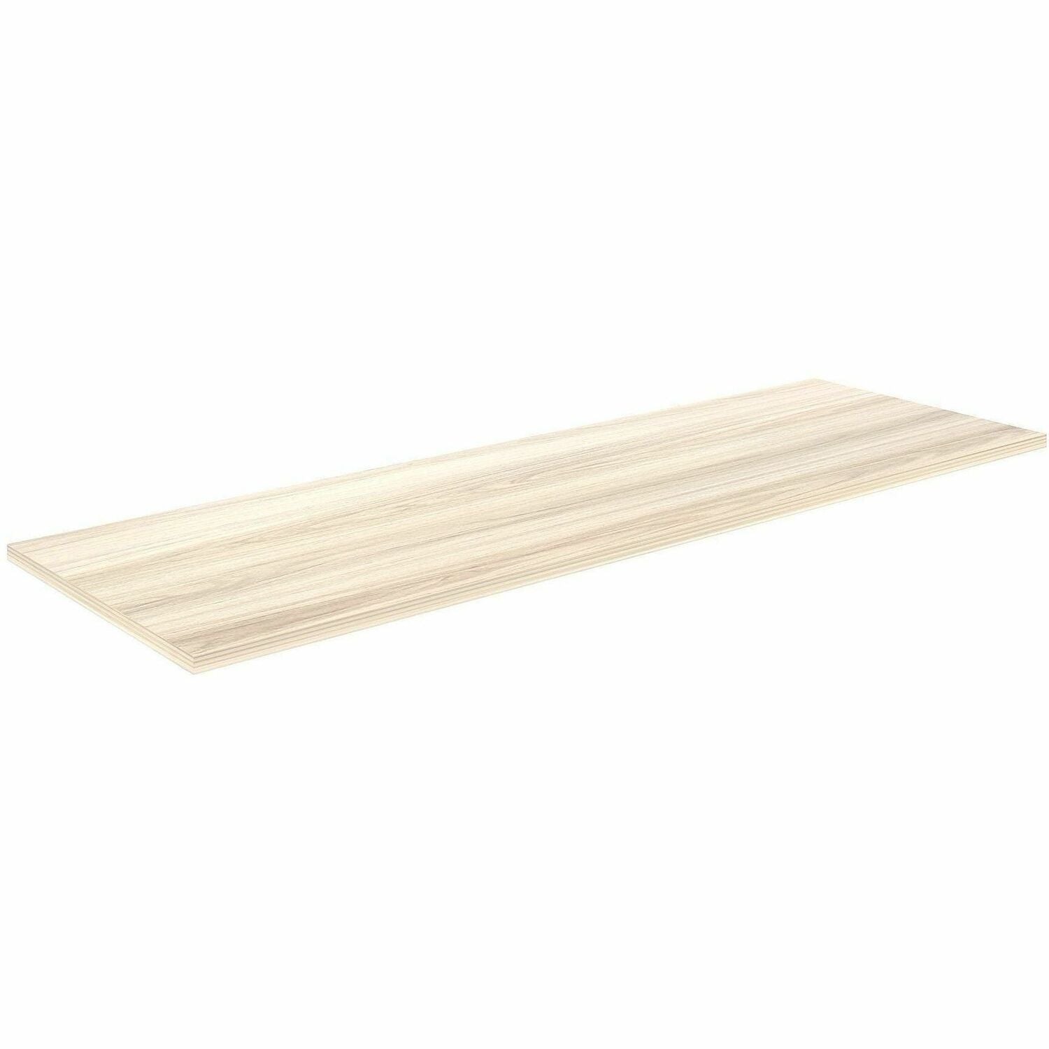 Lorell Multipurpose Tabletops - Laminated Rectangle Top - 24" Table Top Width x 72" Table Top Depth x 1" Table Top Thickness - 1" Height - Training, Multipurpose - Assembly Required - Modern Elm - Particleboard Top Material - 1 Each