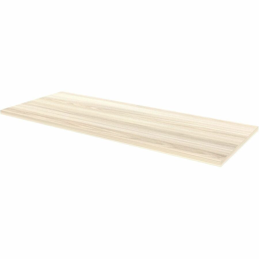 Lorell Multipurpose Tabletops - Laminated Rectangle Top - 24" Table Top Width x 60" Table Top Depth x 1" Table Top Thickness - 1" Height - Training, Multipurpose - Assembly Required - Modern Elm - Particleboard Top Material - 1 Each