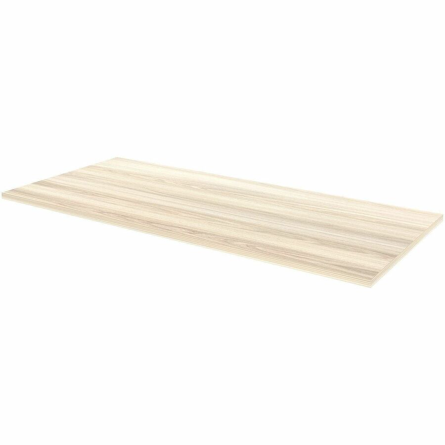 Lorell Multipurpose Tabletops - Laminated Rectangle Top - 30" Table Top Width x 66" Table Top Depth x 1" Table Top Thickness - 1" Height - Training, Multipurpose - Assembly Required - Modern Elm - Particleboard Top Material - 1 Each