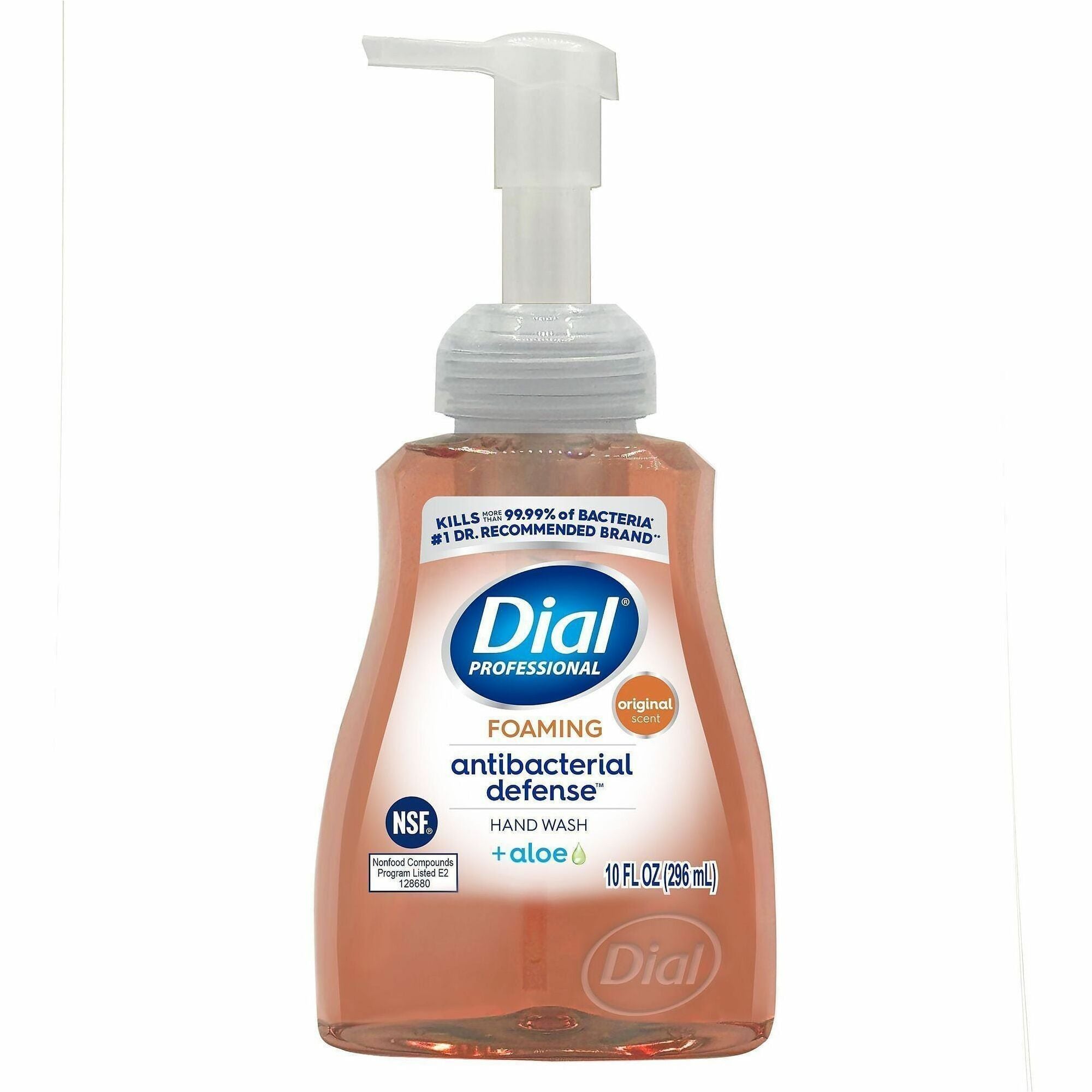 Dial Professional Antibacterial Defense Foaming Handwash - Spring Water Scent - 10 fl oz - Pump Dispenser - Bacteria Remover - Hand, Household - Antibacterial - Clear - Sulfate-free, Paraben-free, Phthalate-free, Silicone-free, Cruelty-free - 1 Each