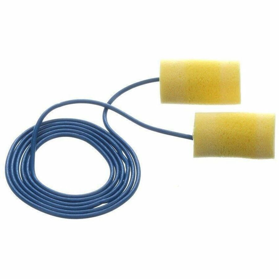 3M E-A-R Classic Earplugs - Recommended for: Food Processing, Sanding, Electrical, Painting, Machine Operation, Grinding, Welding, Blasting, Assembly, Facility Maintenance, Cleaning, ... - Large - 33 - Noise, Ear, Moisture Protection - Cord Closure - S...