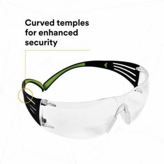 3M SecureFit Protective Eyewear - Recommended for: Assembly, Welding, Drilling, Electrical, Chipping, Sawing, Power Fastening, Demolition, Painting, Pouring, Riveting, ... - Eye, Fog, Impact, UVA, UVB, Ultraviolet, UVC Protection - Rubber, Plastic, Pol...