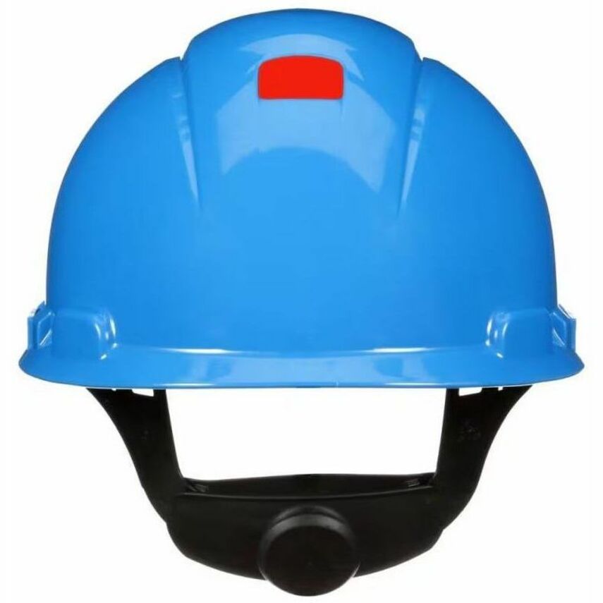 3M SecureFit H-700 Safety Cap - Head Protection - High-density Polyethylene (HDPE) - Blue - Ratchet, Uvicator Technology, Non-vented, Comfortable, Washable, Sweatband, Self Adjustable