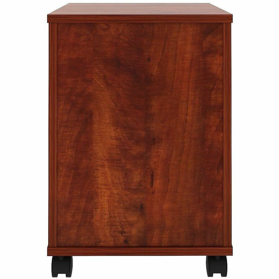 Lorell File Cabinet - for File, Box - Mobility - Cherry