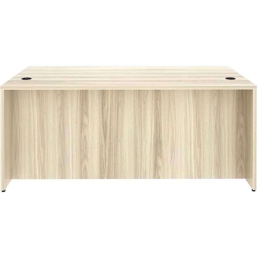 Lorell Desk Shell - 29.50" Height x 70.90" Width x 35.40" Depth - Assembly Required - Modern Elm - 1 Each