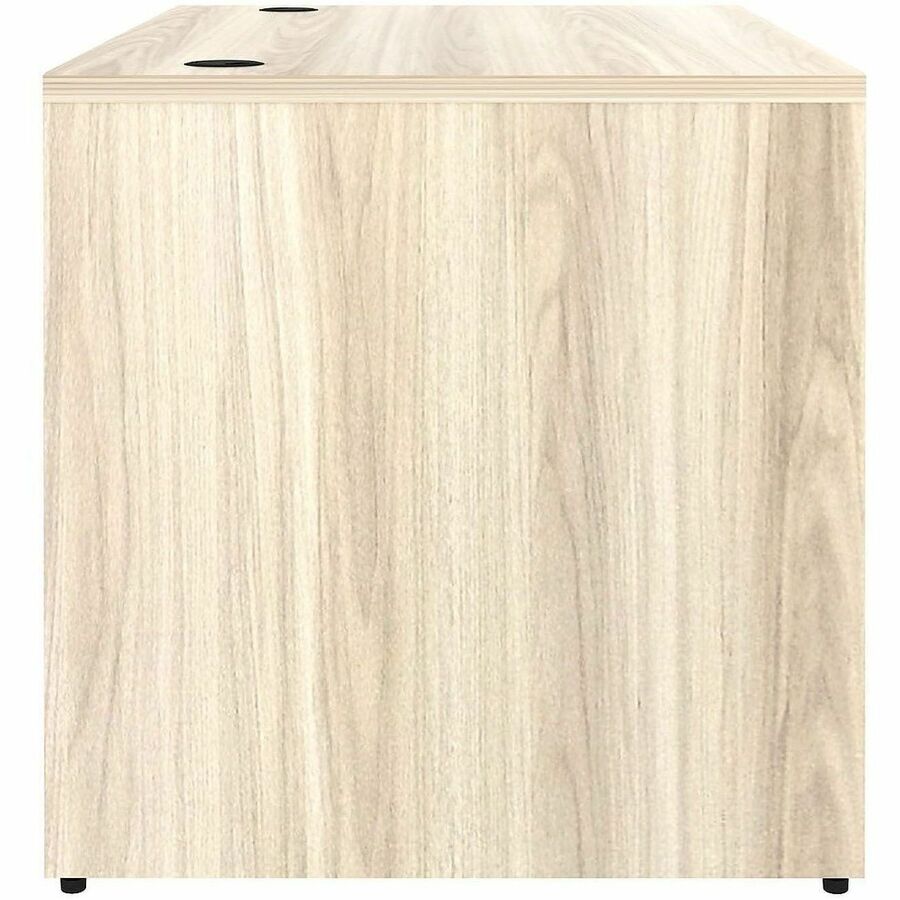 Lorell Desk Shell - Assembly Required - Modern Elm - 1 Each