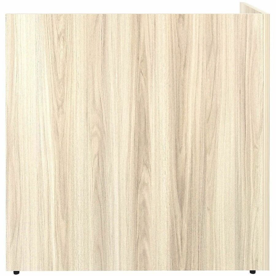Lorell Essential Series Laminate Desking & Accessory - x 1" Thickness Table Top, 41.5" Height x 42" Width x 24" Depth - Material: Laminate - Finish: Modern Elm - Laminate Table Top - Durable - For Reception Area, Desk, Desktop, Document - 1 Each