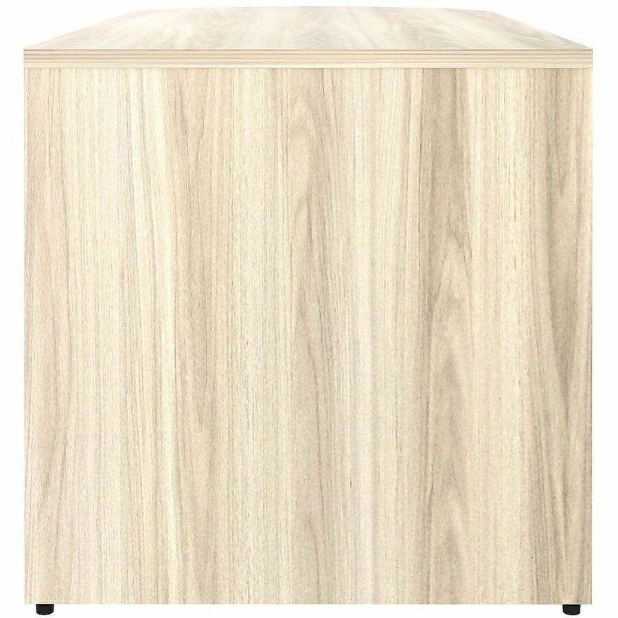 Lorell Essential Series Laminate Desking & Accessory - x 1" Thickness Table Top, 29.5" Height x 66" Width x 30" Depth - Material: Laminate, Metal - Finish: Modern Elm - Laminate, Modern Elm Table Top - Cam Lock, Durable - For Office - 1 Each