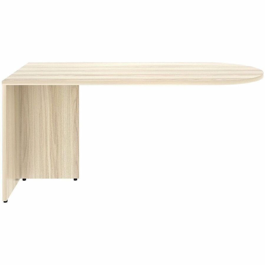 Lorell Essential Series Laminate Desking & Accessory - x 1" Thickness Table Top, 29.5" Height x 66" Width x 30" Depth - Material: Laminate, Metal - Finish: Modern Elm - Laminate, Modern Elm Table Top - Cam Lock, Durable - For Office - 1 Each