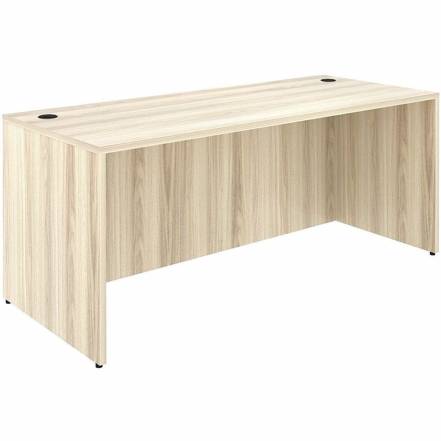 Lorell Desk Shell - 29.50" Height x 70.90" Width x 29.50" Depth - Assembly Required - Modern Elm - 1 Each