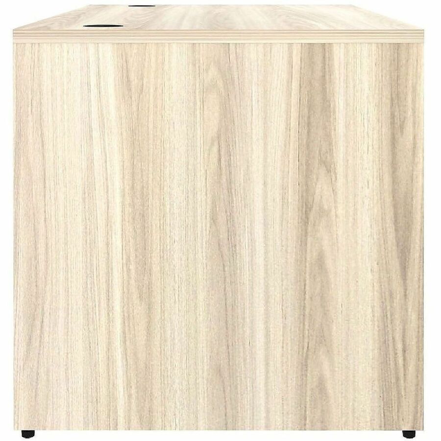 Lorell Desk Shell - Assembly Required - Modern Elm - 1 Each