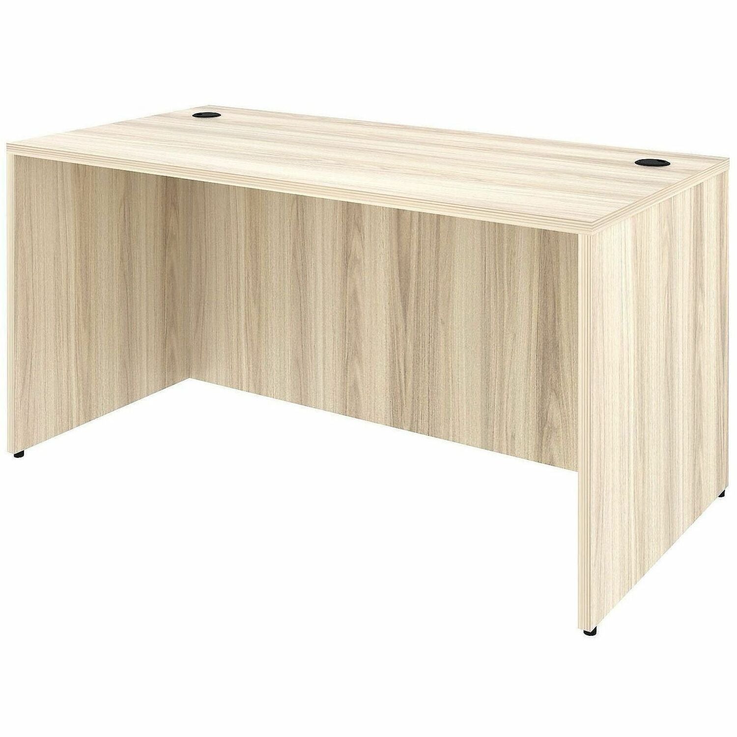 Lorell Desk Shell - Assembly Required - Modern Elm - 1 Each