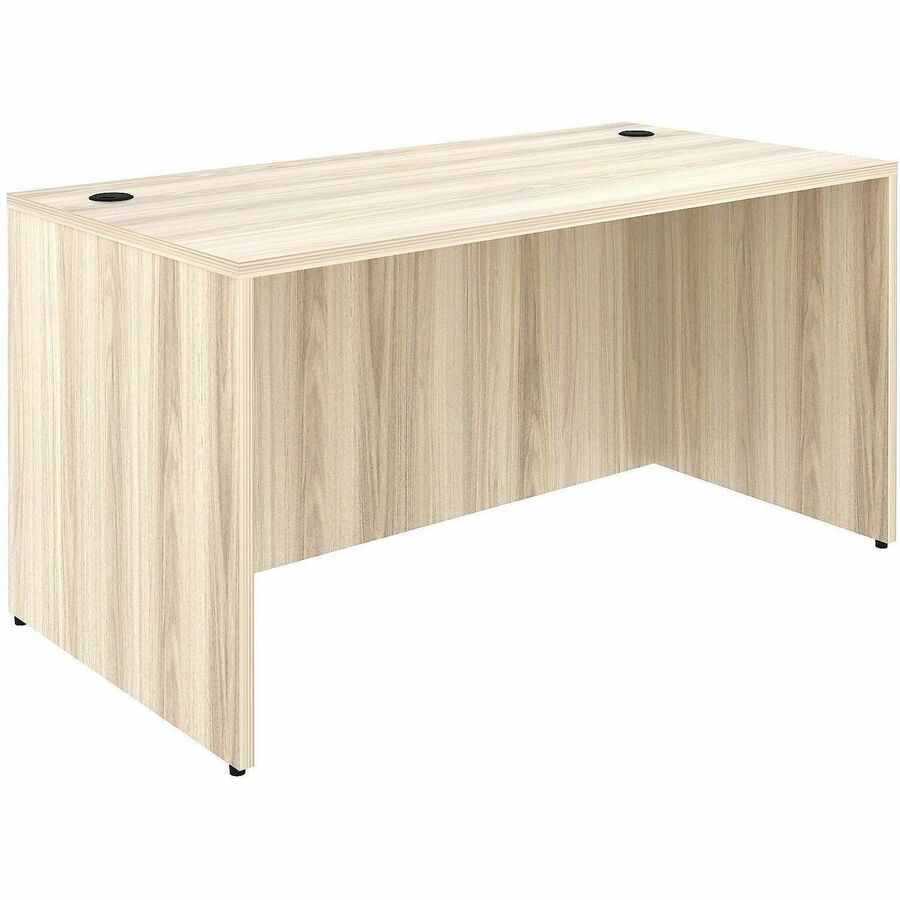 Lorell Desk Shell - Assembly Required - Modern Elm - 1 Each