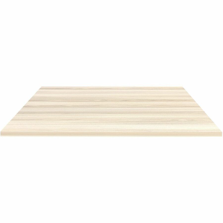 Lorell Essentials Modular Conference Tables - 1" Height x 47" Width x 47" Depth - Band Edge - Finish: Modern Elm - Laminate, Melamine Table Top - Modular, Eco-friendly - For Conference Table, Meeting, Office - 1 Each
