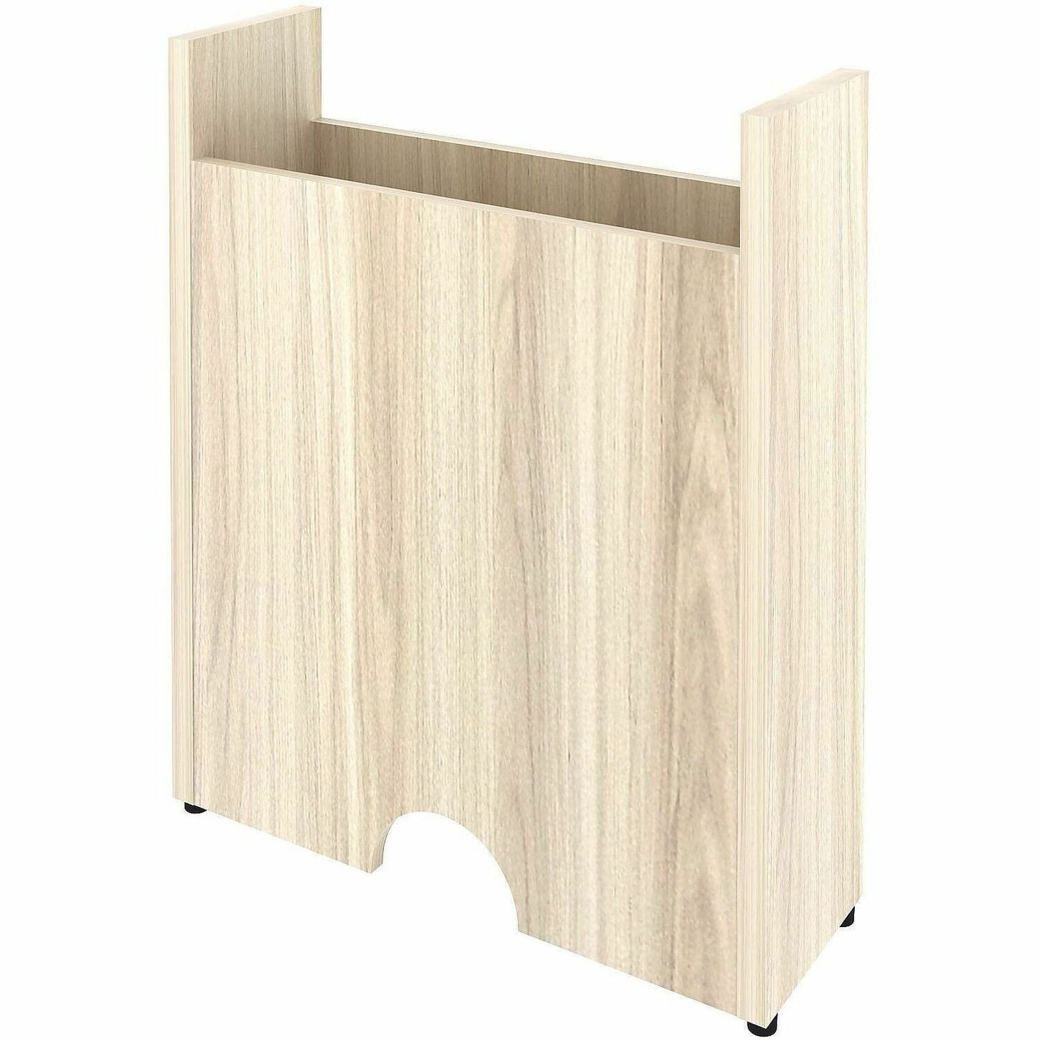 Lorell Essentials Modular Conference Tables - 28.5" Height x 23.6" Width x 7.9" Depth - Band Edge - Finish: Modern Elm - Modular, Eco-friendly - For Conference Table, Meeting, Office - 1 Each