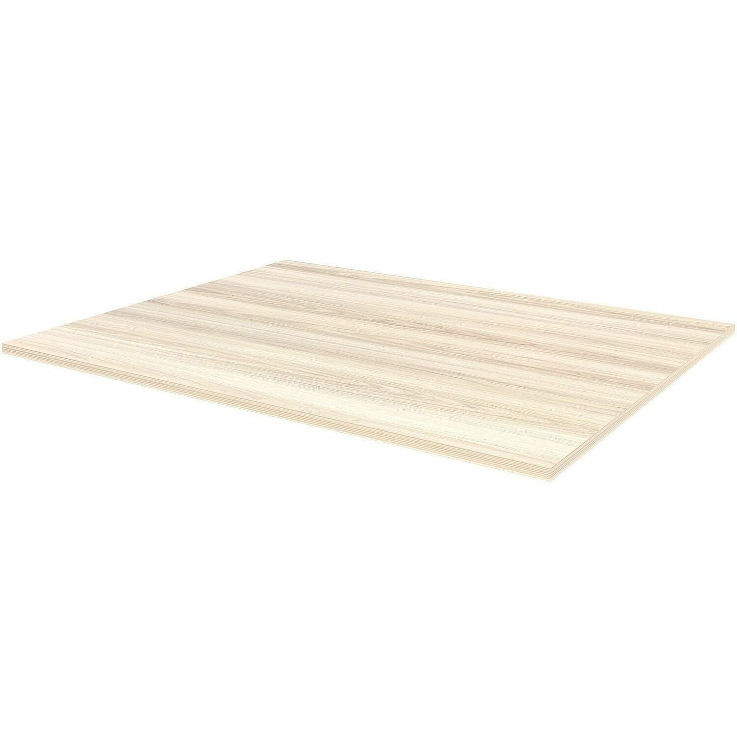 Lorell Essentials Modular Conference Tables - 1" Height x 59" Width x 47" Depth - Band Edge - Finish: Modern Elm - Laminate, Melamine Table Top - Modular, Eco-friendly - For Conference Table, Meeting, Office - 1 Each