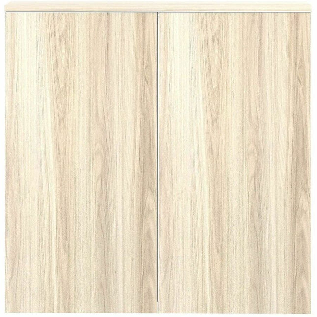 Lorell Dry-Erase Whiteboard Presentation Cabinet - Melamine Surface - Hinged Door, Laminated, Door - Assembly Required - 1 Each