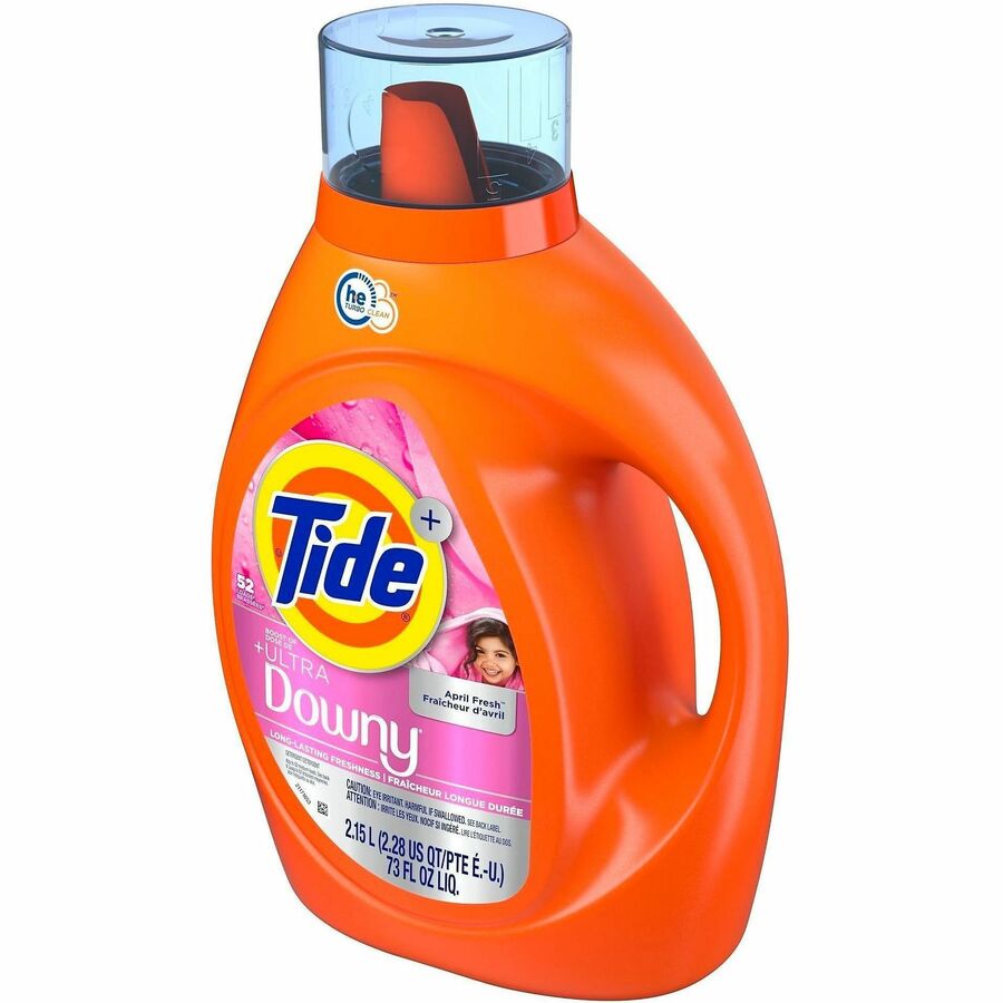 Tide Liquid Laundry Detergent - For Laundry - Liquid - 73 fl oz (2.3 quart) - 52 Loads - Long Lasting - Orange - 1 Each