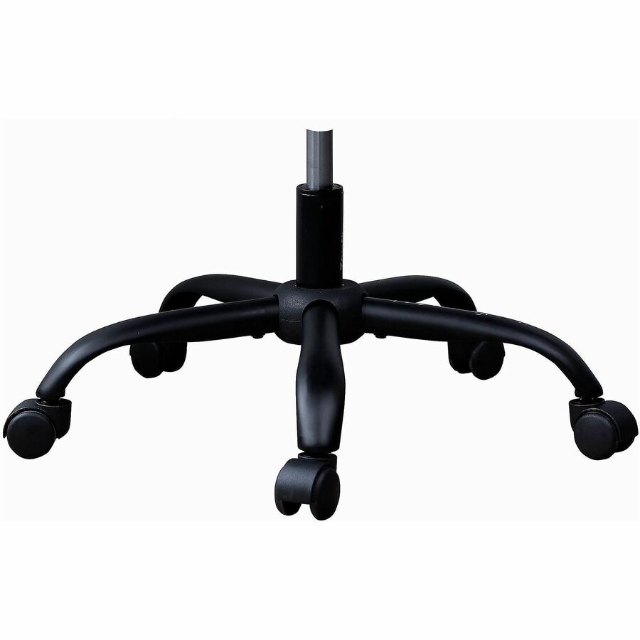 NuSparc Soho Mesh-Back Task Chair - Fabric Seat Material - Mesh Back Material - Metal Frame Material - Black - 1 Each