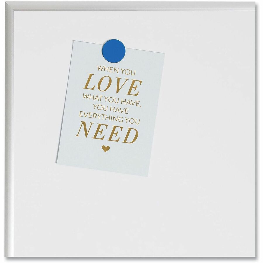 U Brands Board Magnet - 0.7" Diameter - Circle - Heavy Duty - 20 / Pack - Blue