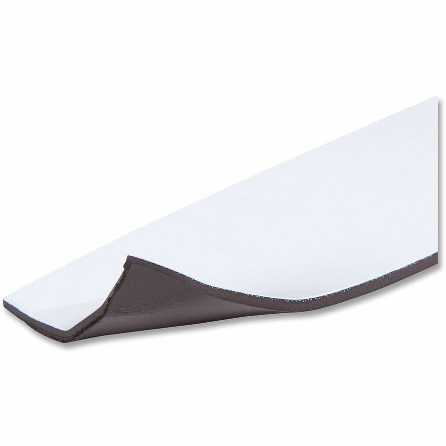U Brands Magnetic Tape - 16.67 yd Length x 1" Width - White - For Dry Erase Board - 1 Each