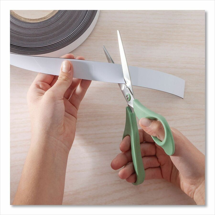 U Brands Magnetic Tape - 16.67 yd Length x 1" Width - White - For Dry Erase Board - 1 Each