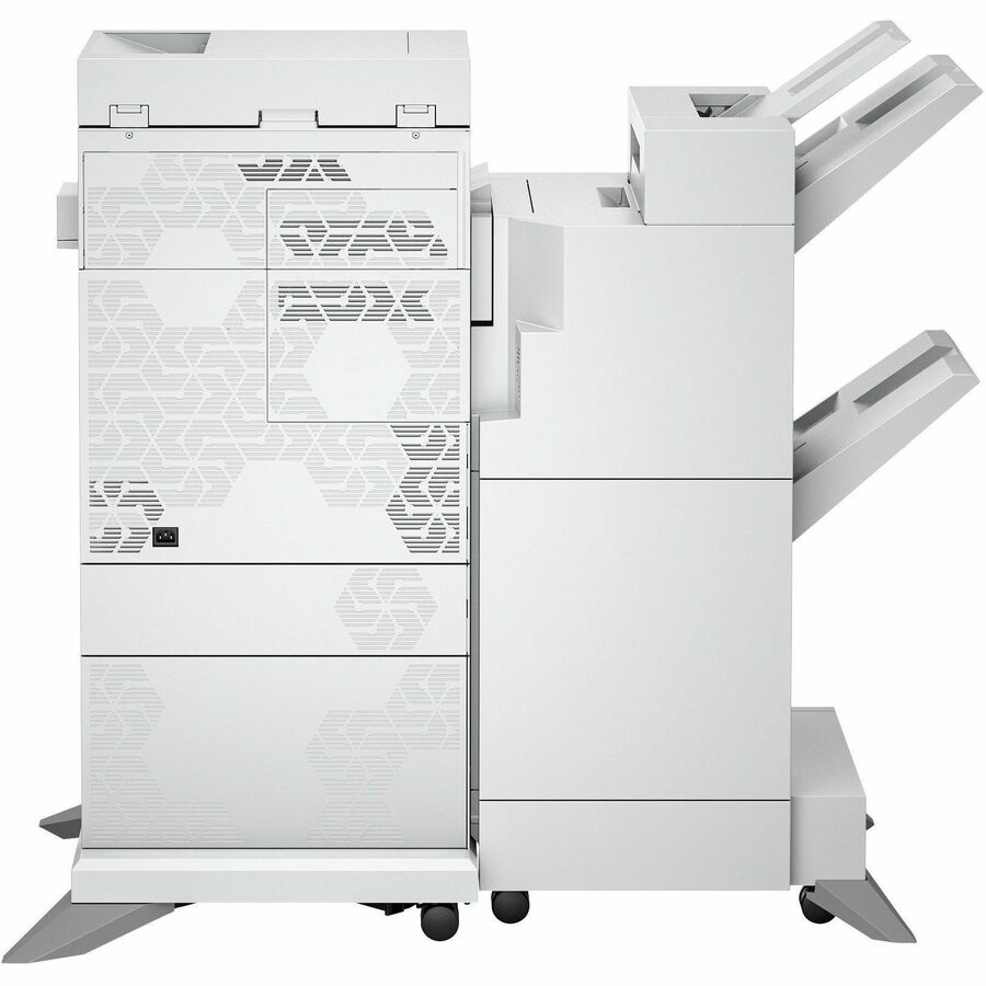 HP LaserJet Enterprise 6800zfw+ Wired & Wireless Laser Multifunction Printer - Color - Copier/Fax/Printer/Scanner - 84 ppm Mono/84 ppm Color Print - 1200 x 1200 dpi Print - Automatic Duplex Print - Up to 100000 Pages Monthly - Color Flatbed, CIS, ADF S...