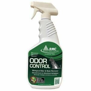 RMC PRS Odor Control - For Carpet, Pet, Garbage - 8.5 pH - Lavender Scent - Recommended For: Pet Urine Odor Remover, Stain Remover, Smoke Film Remover - Hazy Amber - 1 Each