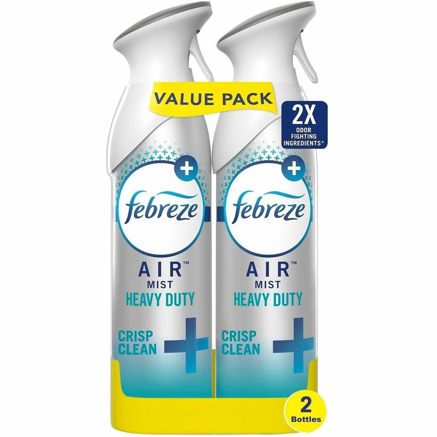 Febreze Heavy-Duty Air Freshener Spray - Spray - 8.8 fl oz (0.3 quart) - Heavy Duty, Odor Neutralizer, VOC-free