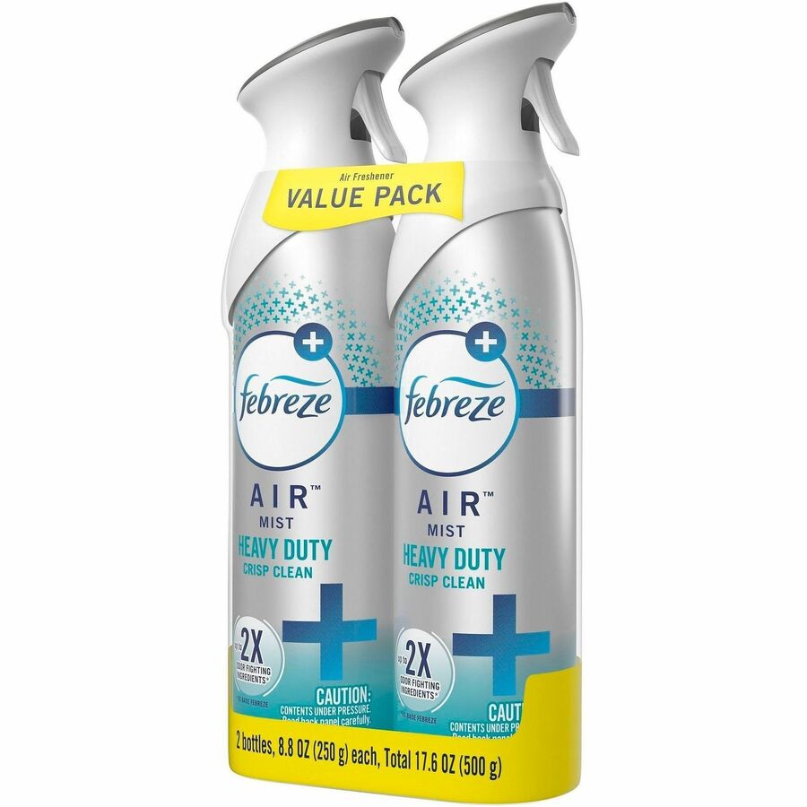 Febreze Heavy-Duty Air Freshener Spray - Spray - 8.8 fl oz (0.3 quart) - Heavy Duty, Odor Neutralizer, VOC-free