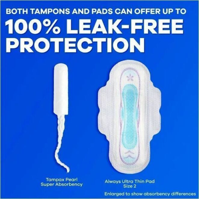 Tampax Pearl Regular Tampons - Regular - Plastic Applicator - Anti-leak, Comfortable, Anti-slip, Odor-free, Unscented, Absorbent - 50 / Box