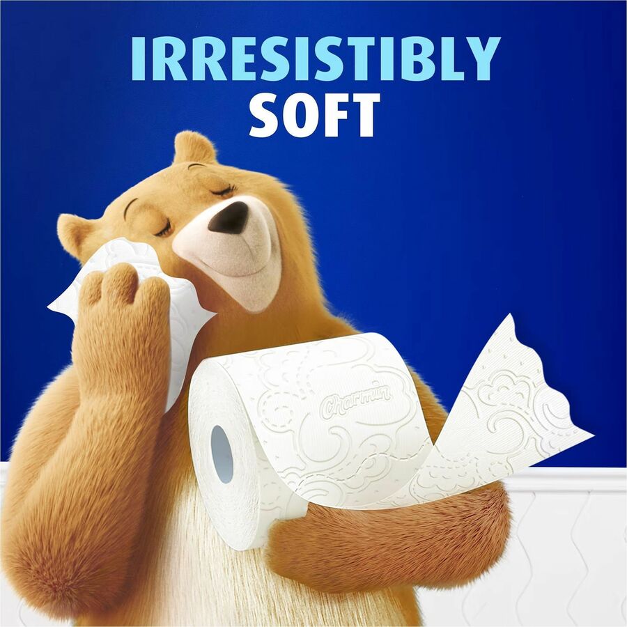Charmin Ultra Soft Mega Roll - 2 Ply - Mega - White - Paper - 1 / Carton