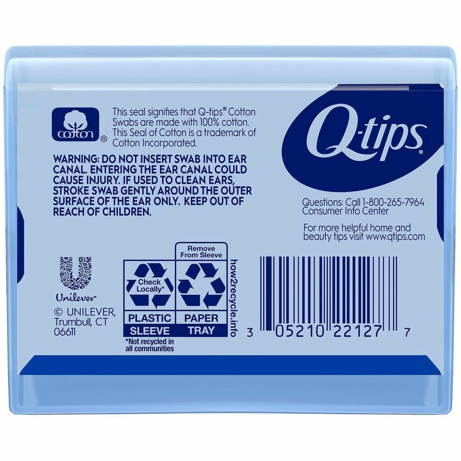 Soapbox Cotton Swab - Cotton - Blue - 30 / Carton